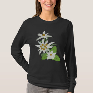 Edelweiss Flower Mountain Flowers Switzerland Aust T-Shirt