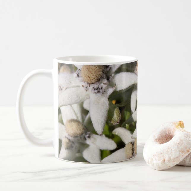 Edelweiss Flower Mug (With Donut)