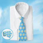 Edelweiss Pattern Light Blue Neck Tie<br><div class="desc">A pretty light blue neck tie with the pattern of the doodle of a pretty edelweiss flower . This design is also available in red ,  black and light green .
© ArianeC Illustrations-All rights reserved</div>