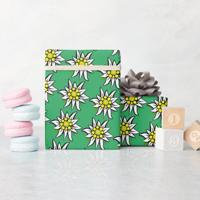 Edelweiss pure  wrapping paper (Baby Shower)
