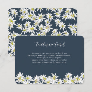 Edelweiss Sage Green Custom Bridal Shower Enclosure Card