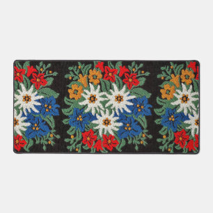 Edelweiss Swiss Alpine Flower Desk Mat