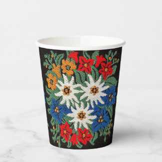 Edelweiss Swiss Alpine Flower Paper Cups