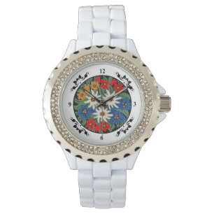 Edelweiss Swiss Alpine Flower Watch