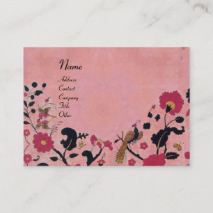 EDEN, antique red pink Business Card