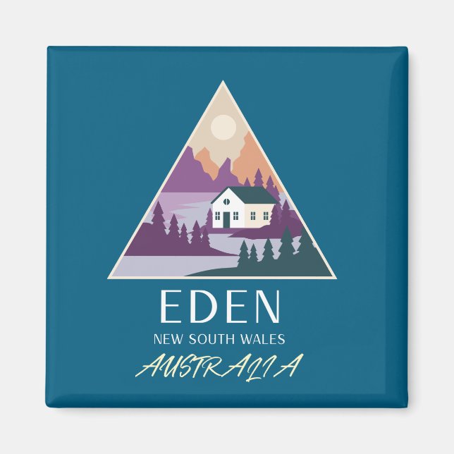 eden nsw australia magnet (Front)
