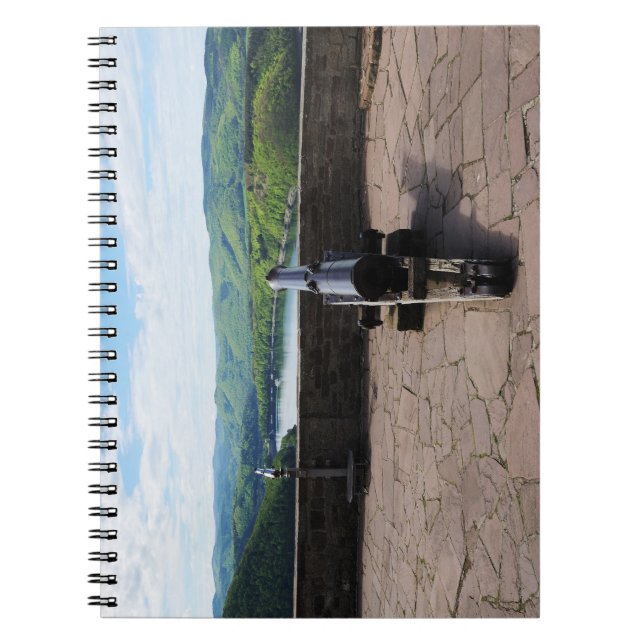 Edersee Aussicht von Schloß Waldeck Spiral Notebook (Front)