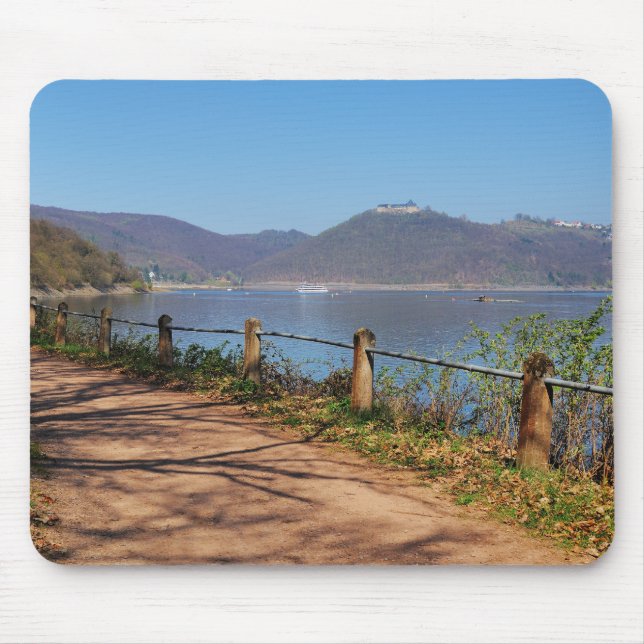 Edersee mit Schloss Waldeck Mouse Pad (Front)