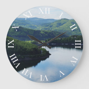 Edersee prospect of closed forest-hits a corner large clock