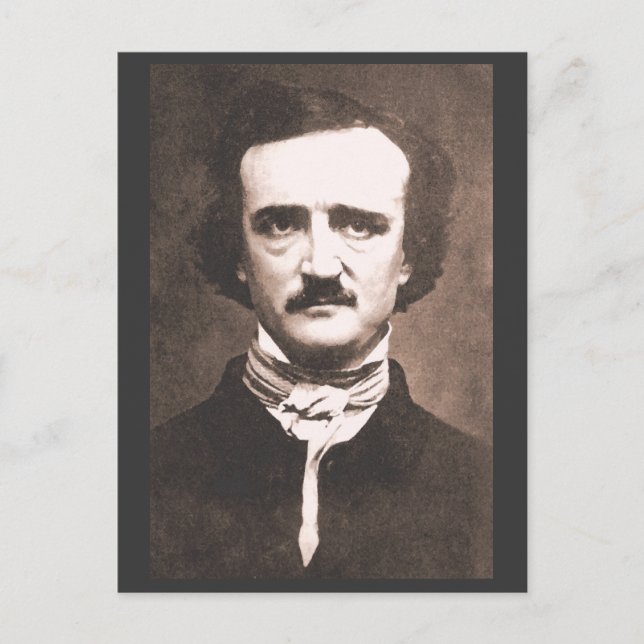 Edgar Alan Poe Postcard (Front)