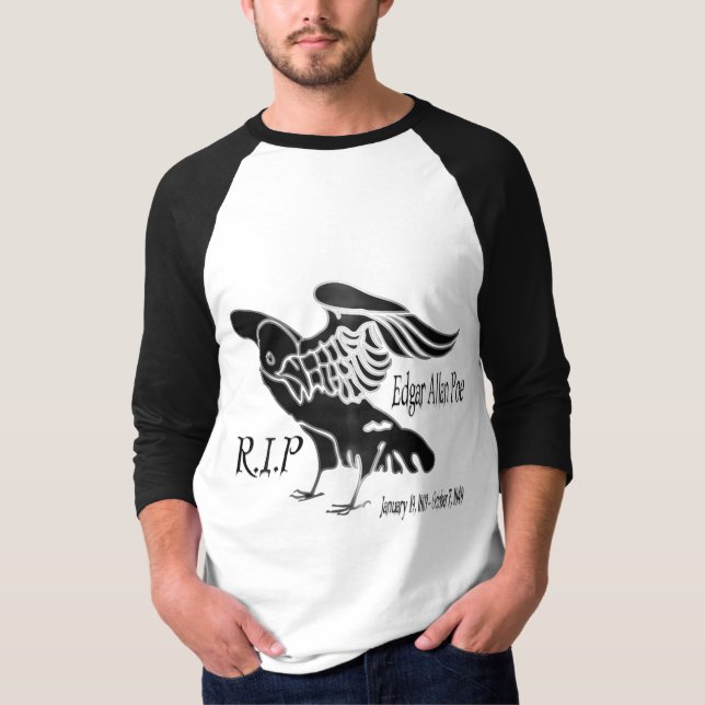 Edgar Alan Poe The Raven Double T-Shirt (Front)