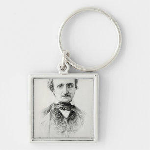 Edgar Allan Poe 1907 Key Ring