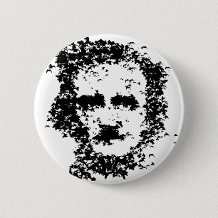 Edgar Allan Poe 6 Cm Round Badge