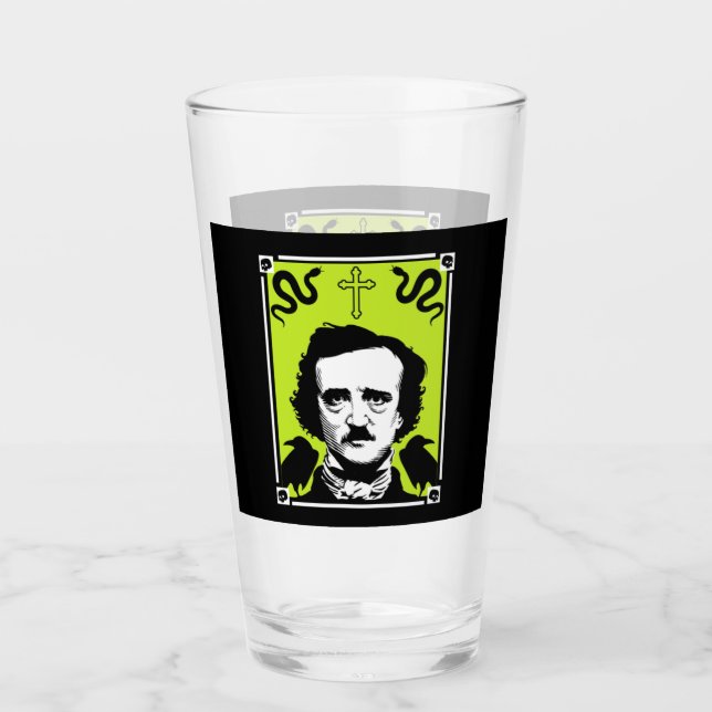 Edgar Allan Poe Anniversary January 19   Glass (Front)