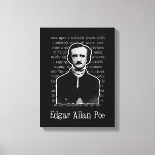 Edgar Allan Poe Canvas Print