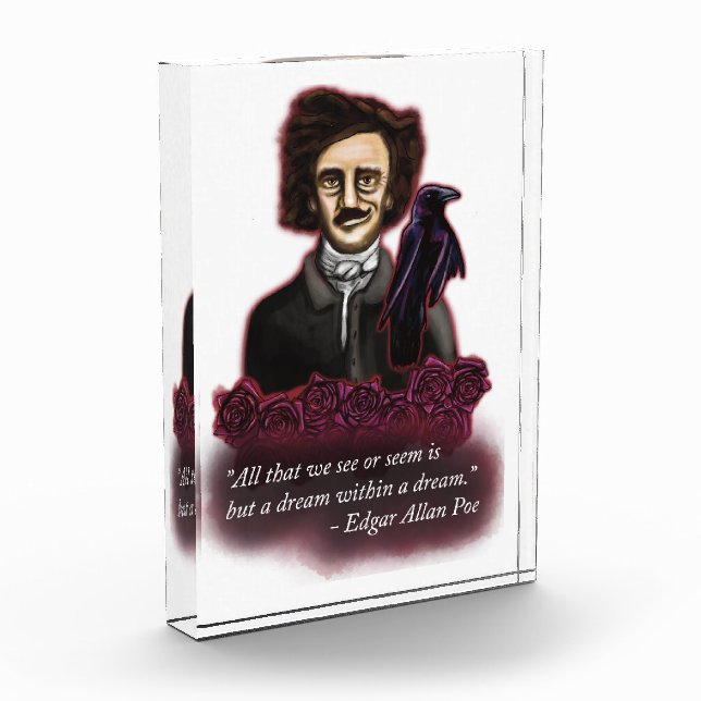 Edgar Allan Poe, Dark Academia Photo Block (Left)
