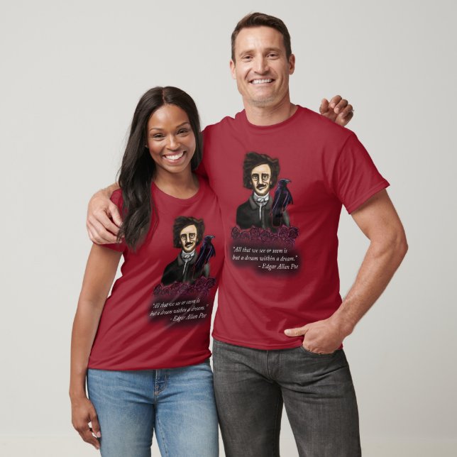Edgar Allan Poe, Dark Academia T-Shirt (Unisex)