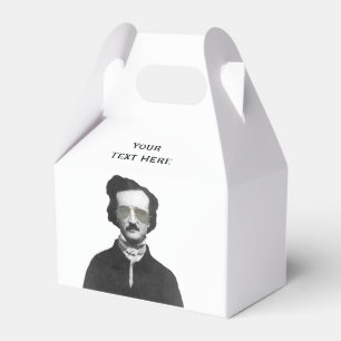 Edgar Allan Poe in Sunglasses Personalised Favour Box