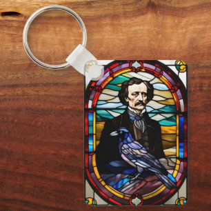 Edgar Allan Poe Key Ring