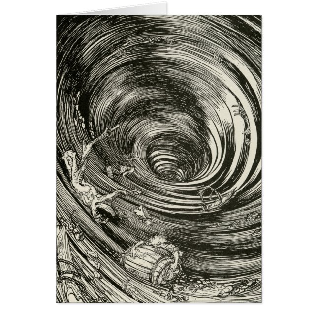 Edgar Allan Poe Maelstrom illus by Rackham (Front)