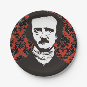 Edgar Allan Poe Paper Plate