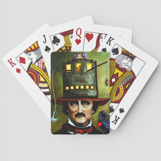 Edgar Allan Poe Playing Cards (Back)