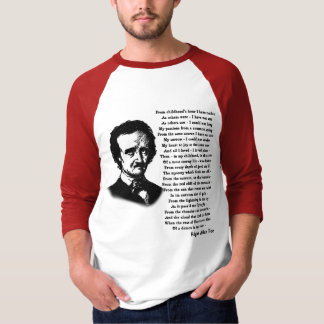Edgar Allan Poe Poem ALONE T-Shirt
