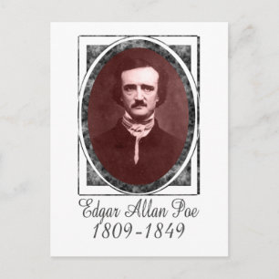 Edgar Allan Poe Postcard