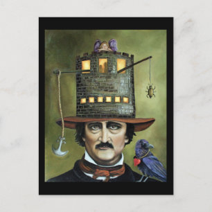 Edgar Allan Poe Postcard