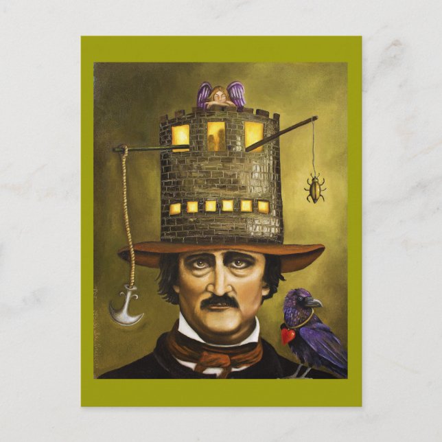 Edgar Allan Poe Postcard (Front)