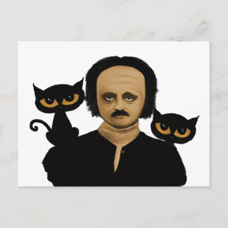 edgar allan poe postcard
