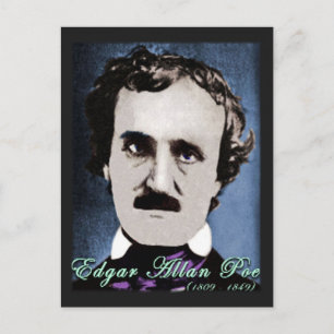 Edgar Allan Poe Postcard