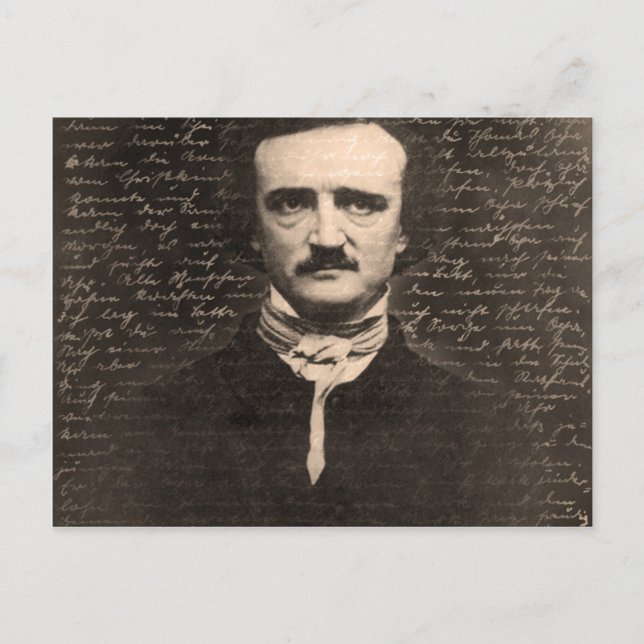Edgar Allan Poe Postcard (Front)