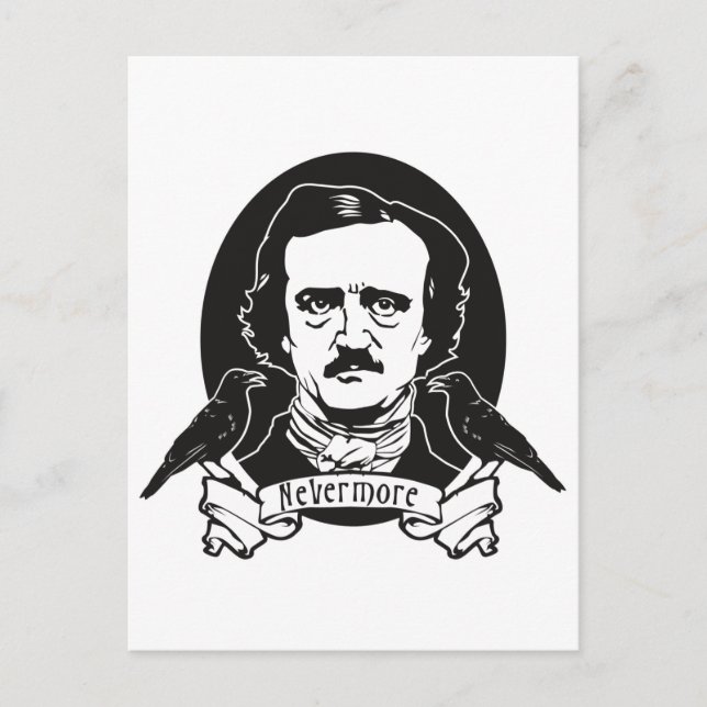 Edgar Allan Poe Postcard (Front)