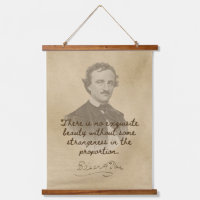 Edgar Allan Poe Quote | Gothic Wall Tapestry