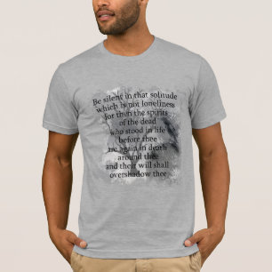 Edgar Allan Poe Spirits of the Dead Halloween Poem T-Shirt