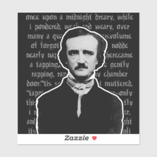 Edgar Allan Poe Stickers