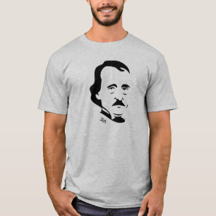 Edgar Allan Poe T-Shirt   (Light Grey)