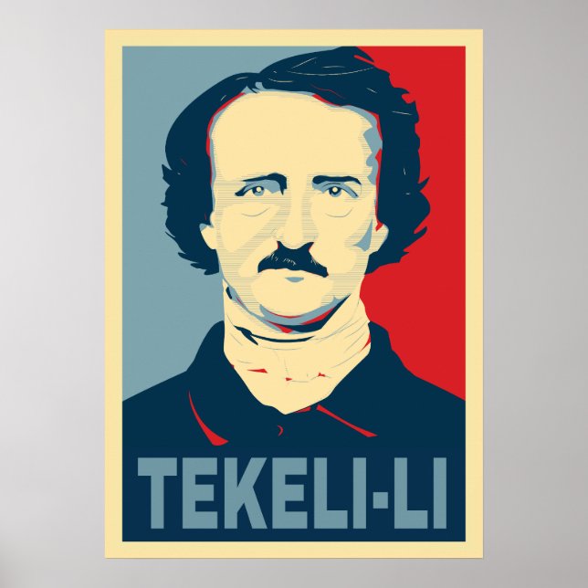 Edgar Allan Poe TEKELI-LI Hope Style Poster (Front)