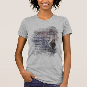Edgar Allan Poe, "The Raven" Poem art T-Shirt
