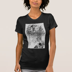 Edgar Allan Poe's The Raven By Edouard Manet T-Shirt