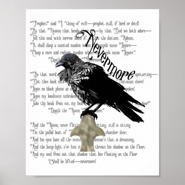Edgar Allan Poe's The Raven Poster (Front)