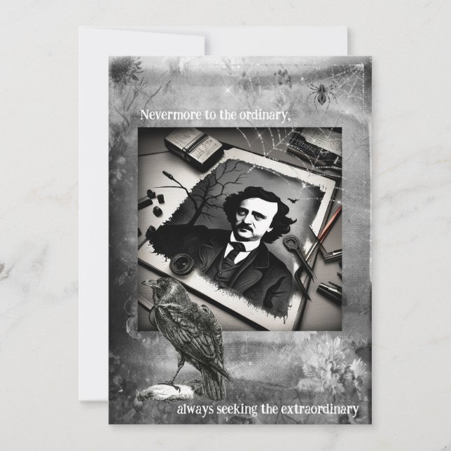 Edgar Allen Poe Card (Front)