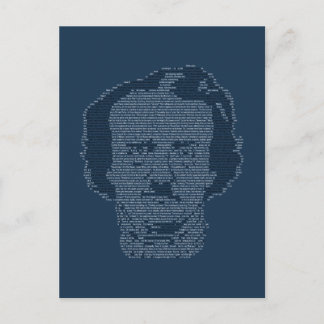 Edgar Allen Poe Post Card