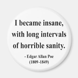 Edgar Allen Poe Quote 2a Magnet