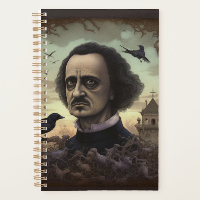Edgar Allen Poe Raven Planner (Front)