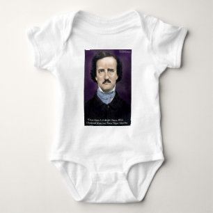 Edgar Allen Poe "The Raven" Quote Gifts & Cards Baby Bodysuit