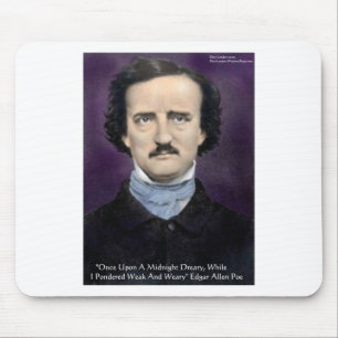 Edgar Allen Poe "The Raven" Quote Gifts & Cards Mouse Pad