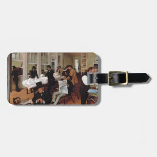 EDGAR DEGAS- A cotton office in New Orleans 1873 Luggage Tag