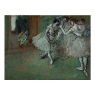 Edgar Degas - A Group of Dancers Poster